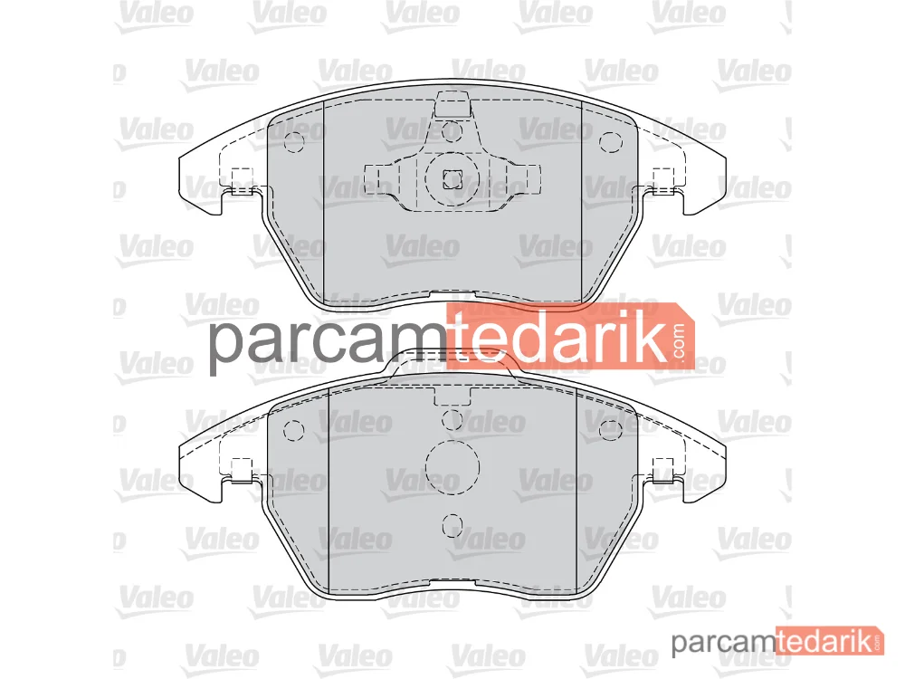 VALEO 671635 | Fren Balatası — Audi A1, Seat Ibiza IV, Seat Ibiza IV SC